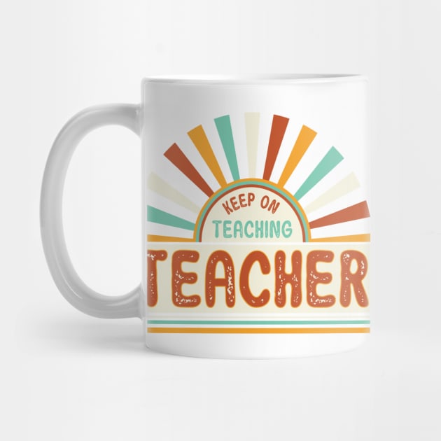 Back to school - Teacher keep on teaching - retro by Arubi